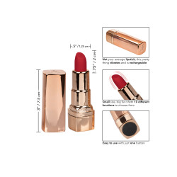 Calexotics Vibro Lipstick 8cm Rouge